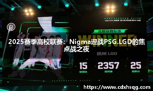 2025赛季高校联赛：Nigma迎战PSG.LGD的焦点战之夜